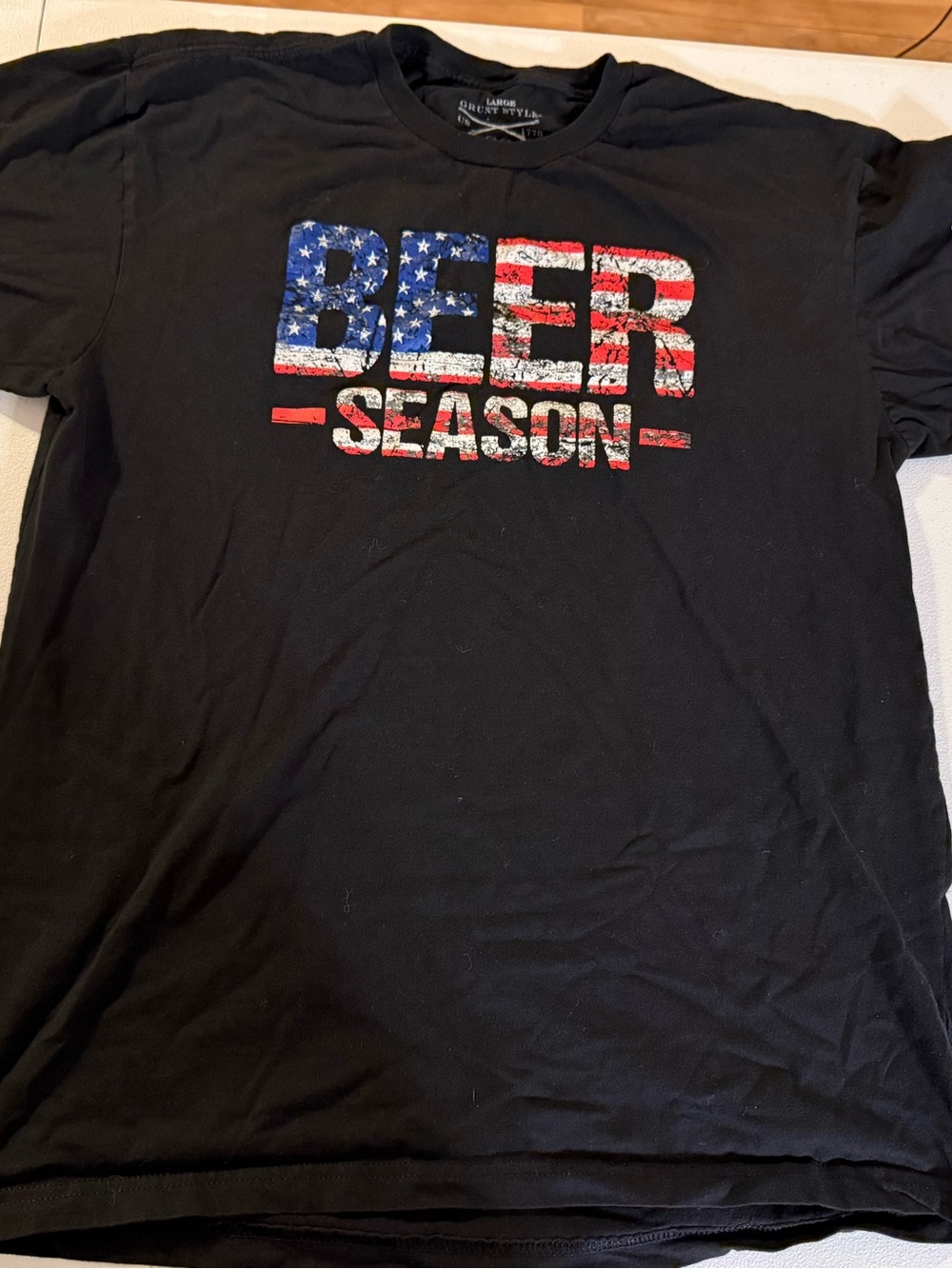GRUNT STYLE "Beer Season" T-Shirt Mens Black Large
